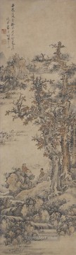 ドン元の古い中国の水墨画の後の風景 Oil Paintings